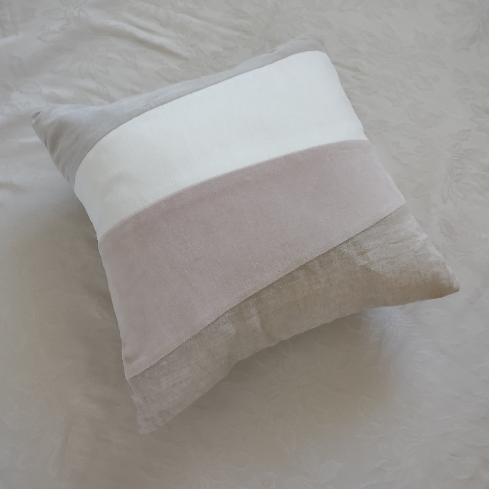 Velvet Linen Pillow Kenneth Cole